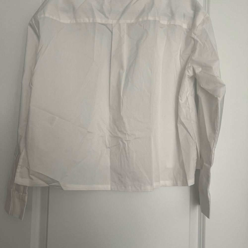 NWOT- DKNY BASIC WHITE BUTTON DOWN SHIRT - image 4